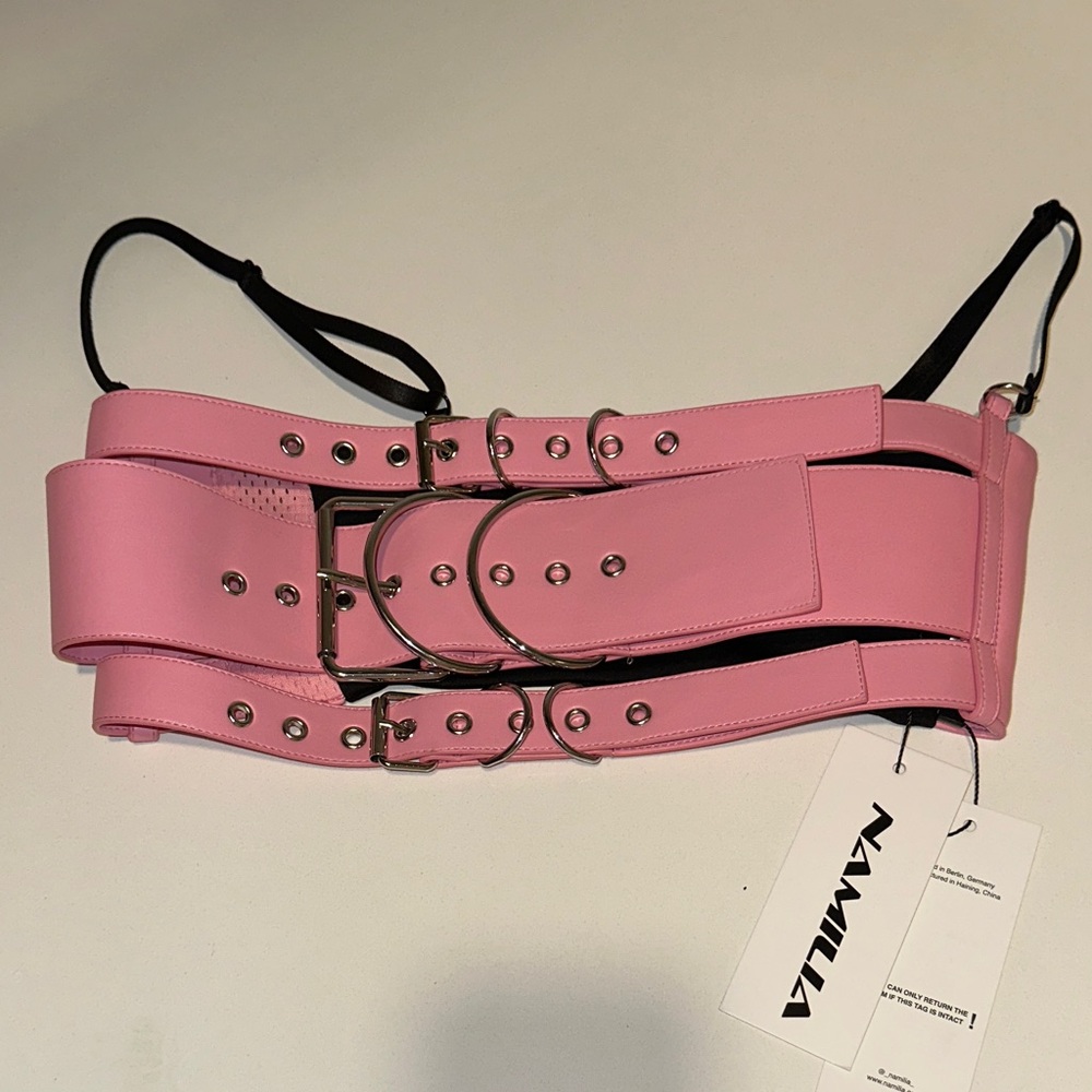 Namilia Pink Belt Top